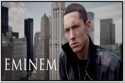 

Akhuratha Eminem Fine Quality Wall Poster Paper Print(12 inch X 18 inch, Rolled)