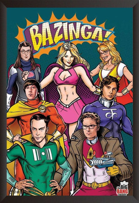 

Akhuratha The Big Bang Theory Fine Quality Wall Poster Paper Print(12 inch X 18 inch, Rolled)
