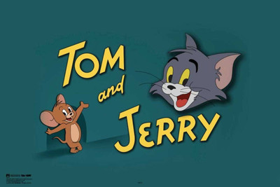 

Akhuratha Tom and Jerry Fine Quality Wall Poster Paper Print(12 inch X 18 inch, Rolled)