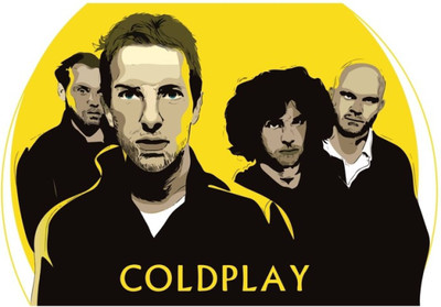 

Akhuratha Coldplay Fine Quality Wall Poster Paper Print(12 inch X 18 inch, Rolled)