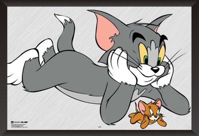 

Akhuratha Tom and Jerry Fine Quality Wall Poster Paper Print(12 inch X 18 inch, Rolled)