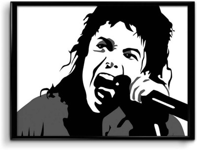 

Akhuratha Michael Jackson Fine Quality Wall Poster Paper Print(12 inch X 18 inch, Rolled)
