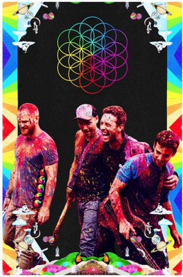 

Akhuratha Coldplay Fine Quality Wall Poster Paper Print(12 inch X 18 inch, Rolled)