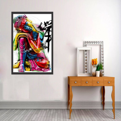 

Aabhaas Buddha Wall Poster Fine Art Print(12 inch X 18 inch, Rolled)
