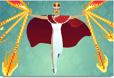 

Akhuratha Freddie Mercury Fine Quality Wall Poster Paper Print(12 inch X 18 inch, Rolled)