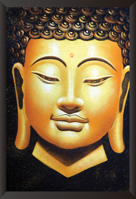 

Aabhaas Buddha Wall Poster Fine Art Print(12 inch X 18 inch, Rolled)