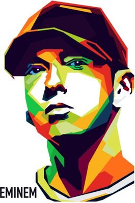 

Akhuratha Eminem Fine Quality Wall Poster Paper Print(12 inch X 18 inch, Rolled)