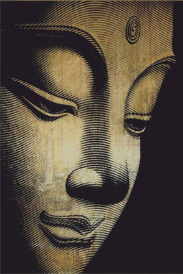 

Aabhaas Buddha Wall Poster Fine Art Print(12 inch X 18 inch, Rolled)