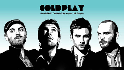 

Akhuratha Coldplay Fine Quality Wall Poster Paper Print(12 inch X 18 inch, Rolled)