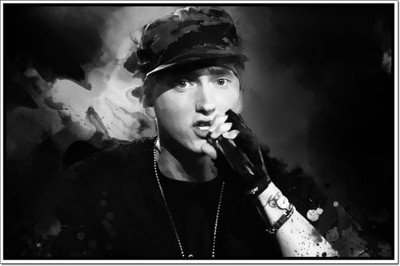 

Akhuratha Eminem Fine Quality Wall Poster Paper Print(12 inch X 18 inch, Rolled)