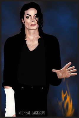 

Akhuratha Michael Jackson Fine Quality Wall Poster Paper Print(12 inch X 18 inch, Rolled)