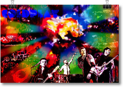 

Akhuratha Coldplay Fine Quality Wall Poster Paper Print(12 inch X 18 inch, Rolled)