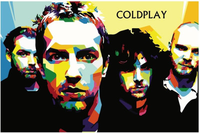 

Akhuratha Coldplay Fine Quality Wall Poster Paper Print(12 inch X 18 inch, Rolled)