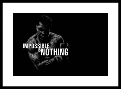

Aabhaas Muhammad Ali Wall Poster Fine Art Print(12 inch X 18 inch, Rolled)