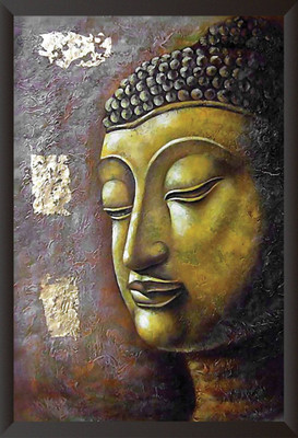 

Aabhaas Buddha Wall Poster Fine Art Print(12 inch X 18 inch, Rolled)