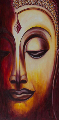 

Aabhaas Buddha Wall Poster Fine Art Print(12 inch X 18 inch, Rolled)