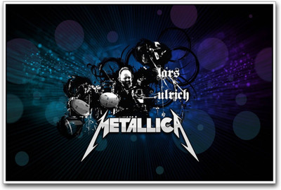 

Akhuratha Mettalica Fine Quality Wall Poster Paper Print(12 inch X 18 inch, Rolled)