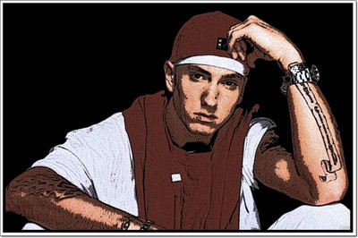

Akhuratha Eminem Fine Quality Wall Poster Paper Print(12 inch X 18 inch, Rolled)