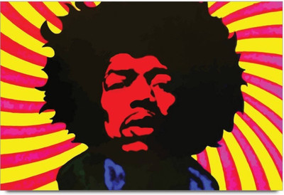 

Akhuratha Jimi Hendrix Fine Quality Wall Poster Paper Print(12 inch X 18 inch, Rolled)