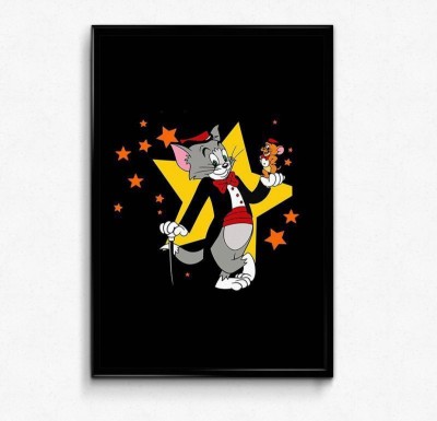 

Akhuratha Tom and Jerry Fine Quality Wall Poster Paper Print(12 inch X 8 inch, Rolled)