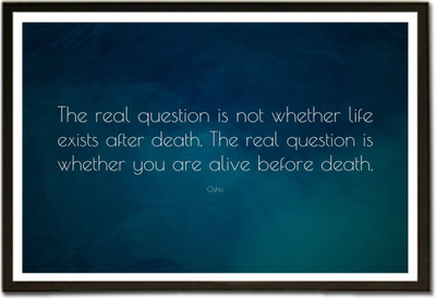 

Aabhaas Osho Wall Poster Fine Art Print(12 inch X 18 inch, Rolled)