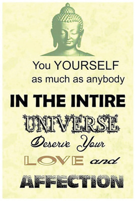 

Aabhaas Buddha Wall Poster Fine Art Print(12 inch X 18 inch, Rolled)