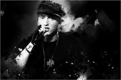 

Akhuratha Eminem Fine Quality Wall Poster Paper Print(12 inch X 18 inch, Rolled)