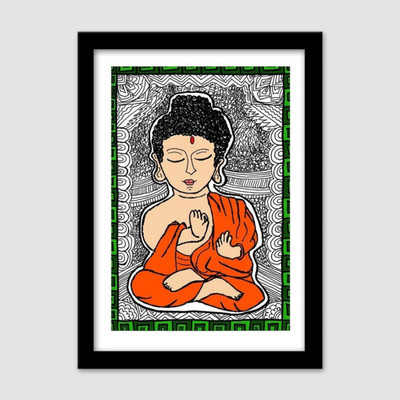 

Aabhaas Buddha Wall Poster Fine Art Print(12 inch X 18 inch, Rolled)