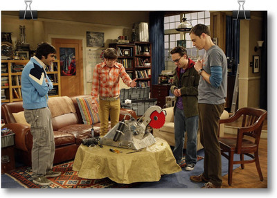 

Akhuratha The Big Bang Theory Fine Quality Wall Poster Paper Print(12 inch X 18 inch, Rolled)