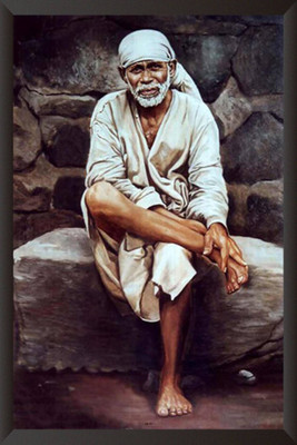 

Aabhaas Sai Baba Wall Poster Fine Art Print(12 inch X 18 inch, Rolled)
