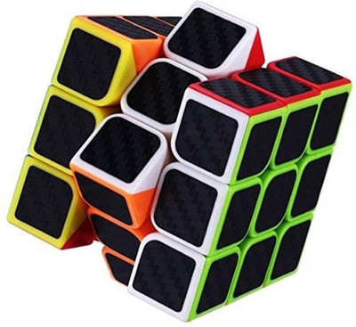 

Krivan Multicoloured Stickerless 3X3 Neon Magic Cube - 3 by 3, 3 X 3 Magic Speed Cube(1 Pieces)