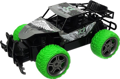 

RUDRA INTERNATIONAL Gallop Beast Monster Truck Remote Control 4x4, Off Road Rock Crawler 1:18 Scale with Anti Collision Structure (GREEN)(Green)