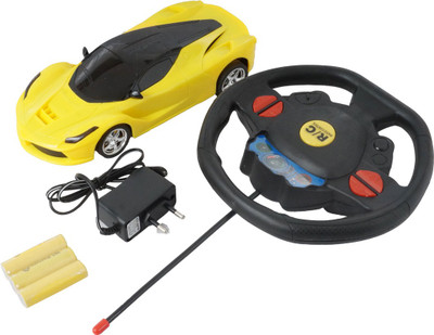 

Khareedi Model World 1:18 Style Racing Rechargeable Car With Radio Control Steering (Yellow)(Yellow)