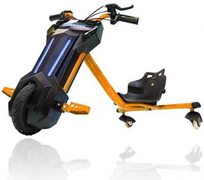 

Tygatec 3 Wheel Drift Cart / 3 Wheel Drifter Hoverboard Scooter(Orange)
