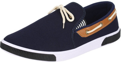

HTIGER MEN'S CASUAL BLUE BROWN Casuals For Men(Blue, Brown