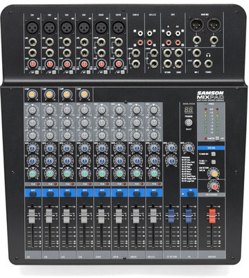Samson MXP-144FX 14-Input Analog Stereo Mixer with Effects and USB Analog Sound Mixer