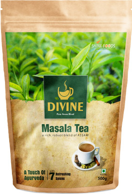 

SHINE FOODS DIVINE PURE ASSAM MASALA TEA Spices Masala Tea(500 g, Pouch)