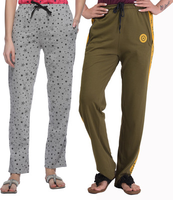 69GAL Printed Women Multicolor Track Pants