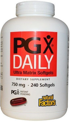 

Natural Factors PGX Daily Ultra Matrix Softgels 750 mg 240 Softgels(240 No)