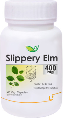 

Biotrex Nutraceuticals Slippery Elm 400mg - 60 Veg Capsules(400 mg)