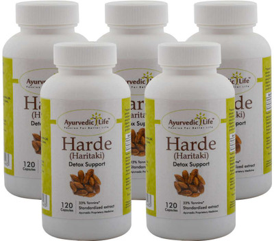 

Ayurvedic Life Haritaki 120 capsules (Pack of 5)(300 mg)