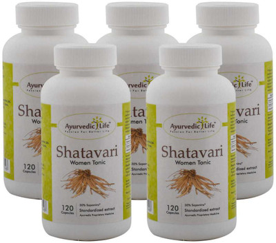 

Ayurvedic Life Shatavari 120 capsules (Pack of 5)(240 mg)