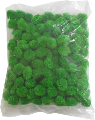 

Embroiderymaterial Green Pom Pom Balls For Crafts & Decorations/Jewellery Making (Pack of 250 Pcs)