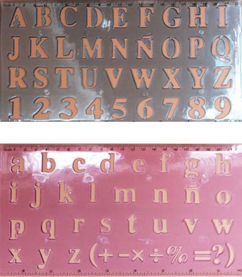 

karigari Alphabets And Number Stencils