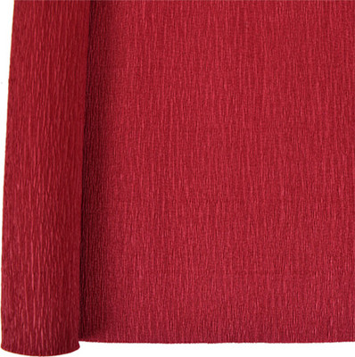 Just Flowers Premium Crepe Paper Rolls - 8ft Length/20in Width (6pcs, Red Color)