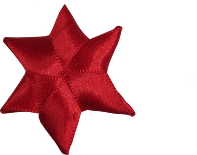 

Utkarsh Red Color Crafts Satin and Tissue Ribbon Flower For Embroidery Decoration Approx 70pcs In 100 Grm