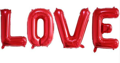 

P s retail Solid "LOVE" Foil Balloon -30 Inch Color: Red Balloon(Red, Pack of 1)