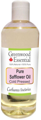 

Greenwood Essential Pure Safflower Oil (Carthamus tinctorius) 100% Natural Therapeutic Grade Cold Pressed(200 ml)