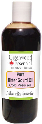 

Greenwood Essential Pure Bitter Gourd Oil (Momordica charantia) 100% Natural Therapeutic Grade Cold Pressed(200 ml)
