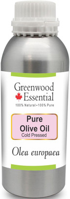 

Greenwood Essential Pure Olive Oil (Olea europaea) 100% Natural Therapeutic Grade Cold Pressed(300 ml)